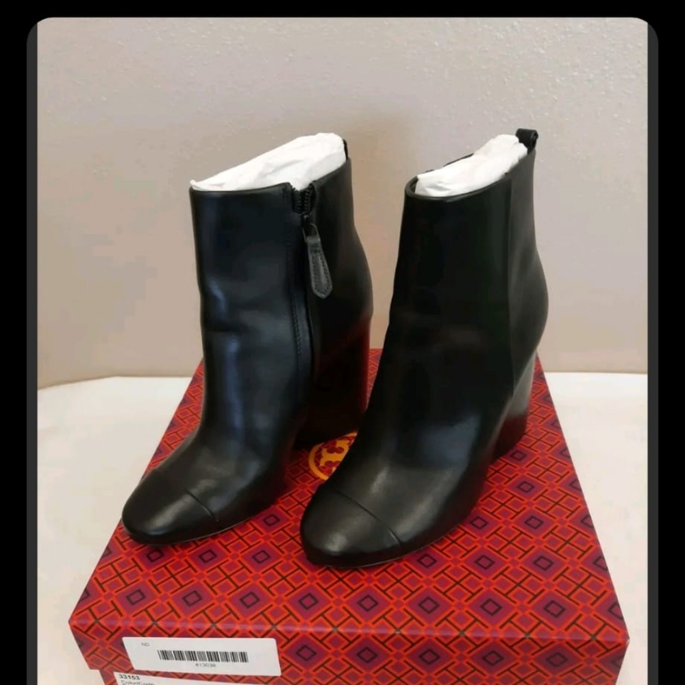 TORY BURCH Grove 100mm leather boots